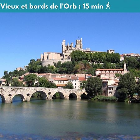 Elegant Studio Climatise 'Alma 2' - Coeur De Beziers - Wifi Fibre - Netflix Kültér fotó